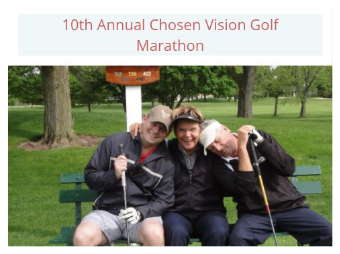 10th Annual Chosen Vision Golf Marathon